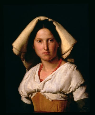 Portrait of Vittoria Caldoni by Andre Jacques Victor Orsel